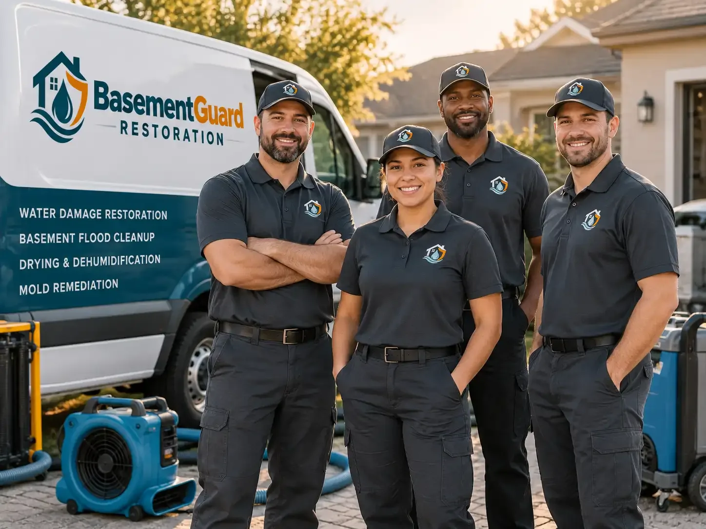Basement Water Damage Restoration company in Mccausland, IA